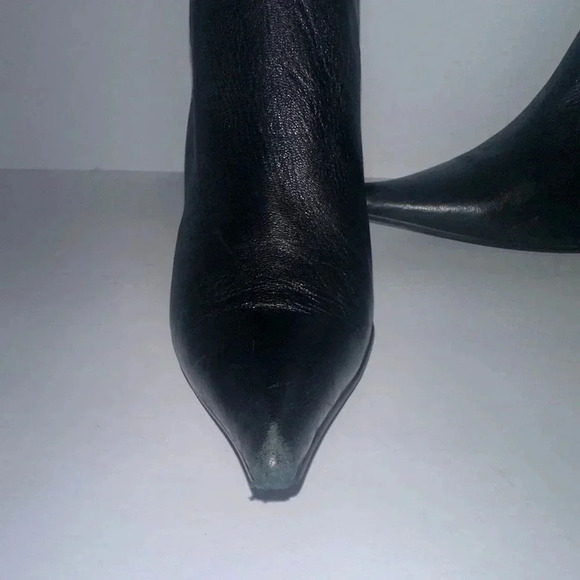 Over the knee Italian suede stiletto boots! With fur Size 38 - Picture 6 of 9
